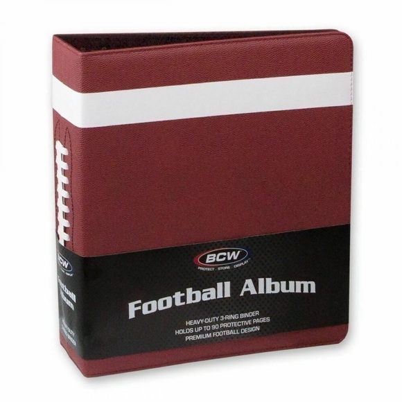 BCW Other - NWOT BCW 3 Inch Premium Brown Football Card Collectors Album 3 - Ring Binder